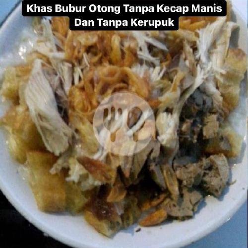 Bubur Ayam Ati Ampela 1/2 Porsi menu Bubur Ayam Pak Otong, Jendral Sudirman