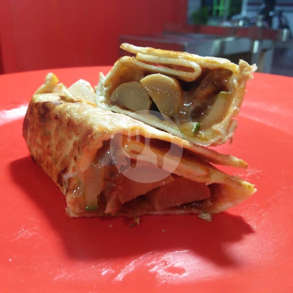 Kebab Keju menu Lucky Kebab, ISI