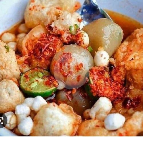 Baso Aci Komplit menu Seblak Mercon Neng Zahra, Tegalgondo