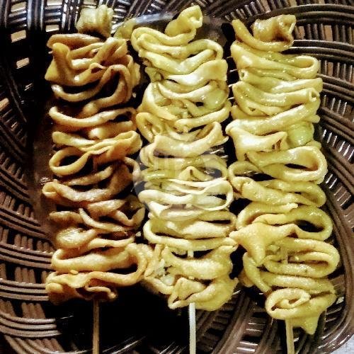 Sate Usus menu Bubur Ayam Mang Dadung