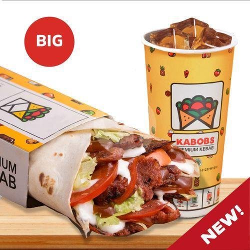 Combobs Big Beef Cheese Kebab menu KABOBS - Premium Kebab, TransPark Bintaro