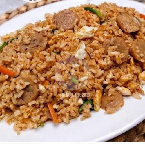 Spesial Telor Pisah menu Nasi Goreng Kambing H Bisri Karet
