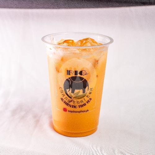 Original Thai Tea Ice Large menu Big Chang Thai Tea, Jetis