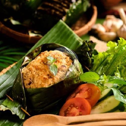 Nasi Bakar Ayam menu Nasi Bakar Bapontar, Jambangan