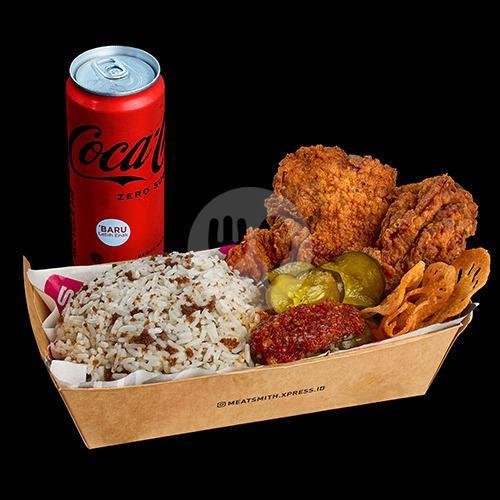 Beef Brisket Rice Set Combo menu Meatsmith Xpress Burger & BBQ MSX, Gunawarman