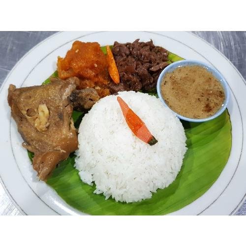 Nasi Gudeg Krecek Paha Bawah menu Gudeg Ceker Bagong, Godean