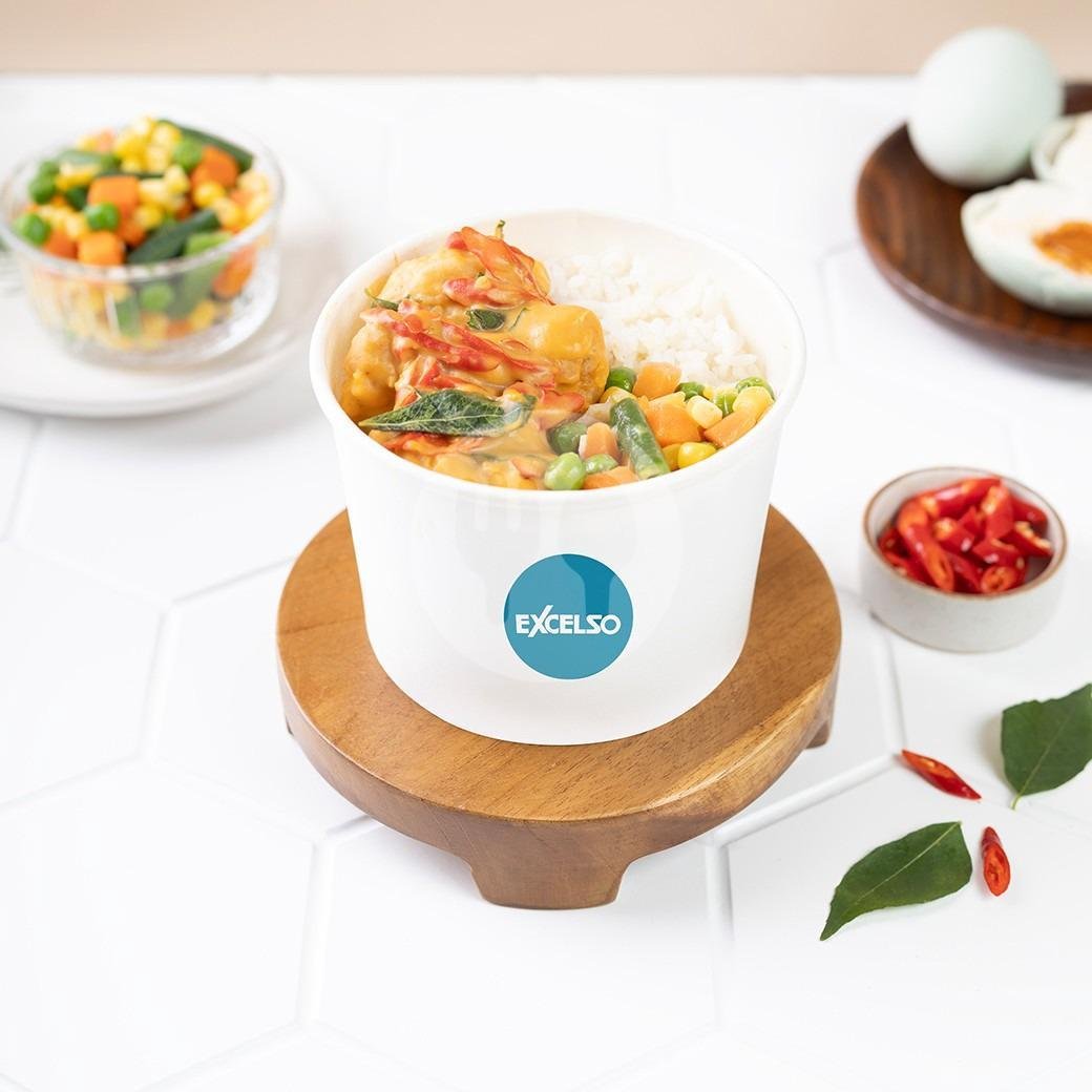 Lava Chicken Rice Bowl menu Excelso Coffee, Graha Eklin Jogja