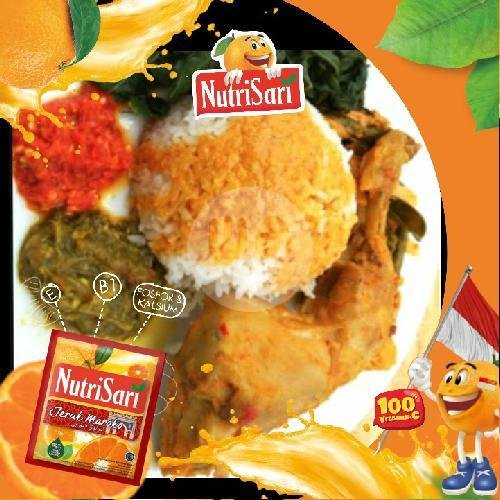 Nasi Paru Lembab + Pergedel menu Rumah Makan Padang Baringin Indah, Harjamukti