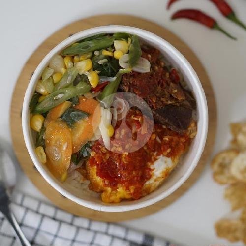 Rendang Paru 250gr menu RM Takana Juo Kubang, Sukabumi