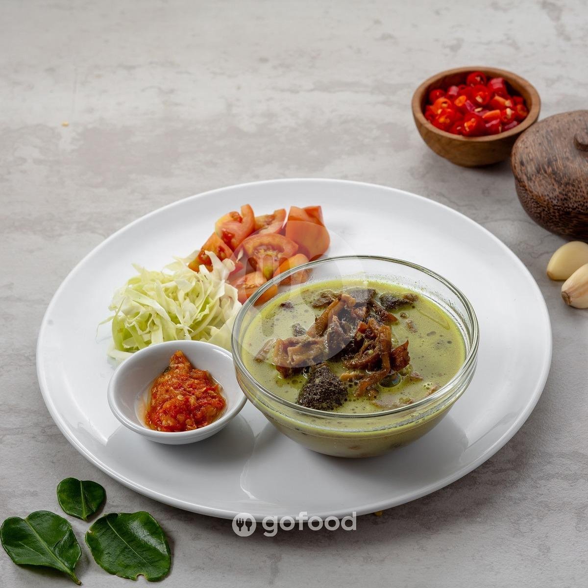 Nasi Putih menu Sate Kambing Muda Balibul, Sukoharjo