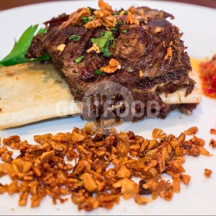 Emping menu Sop Buntut Cut Meutia ( Asli ), Sebelah BANK MANDIRI