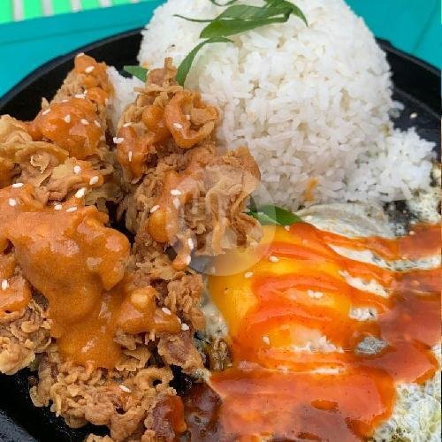 Nasi Hot Plate Chiken Crispy menu Siomay Crunchy, Sukabumi Kota