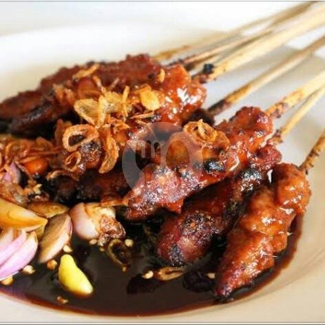 Sate Ayam 10 Tusuk Campur Kulit menu Sate Ayam & Sapi Madura Kang Fandy, Astana Anyar