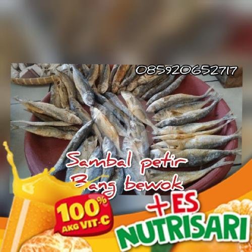 Kol Goreng /Porsi menu Pecel Lele Sambal Petir Bang Bewok, Ciputat Raya