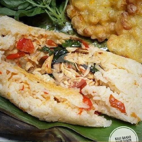 Nasi Putih menu Nasi Bakar Karomah Sambel Ajib