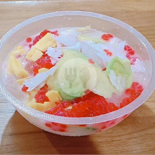 Bakso Beranak Setan + Es Jeruk (Isi Keju, Cincang, Sosis, Cabe) menu BAKSO BERANAK RAJA DAN RATU, PETA