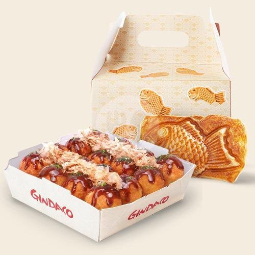 Takoyaki 8 + 4 pcs menu Gindaco, Kokas