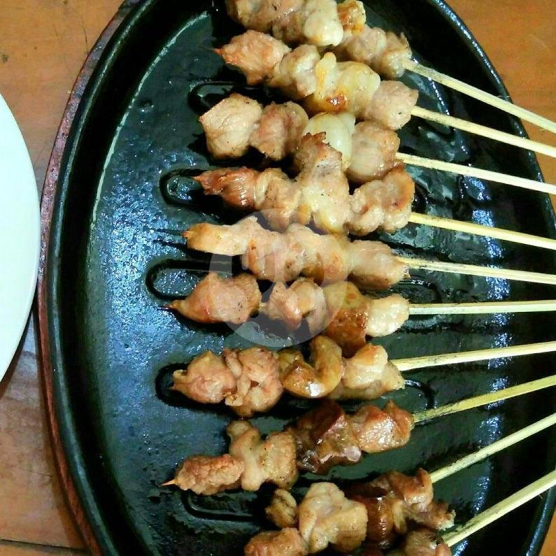 Sate Klatak 10 Tusuk Polos menu Sate Kambing Muda Balibul, Secang