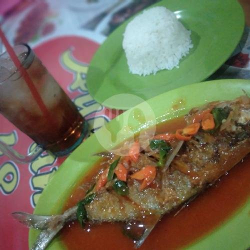 Ayam Saos Tiram+Nasi+Es Teh menu Ayam Siram 48 , Merpati