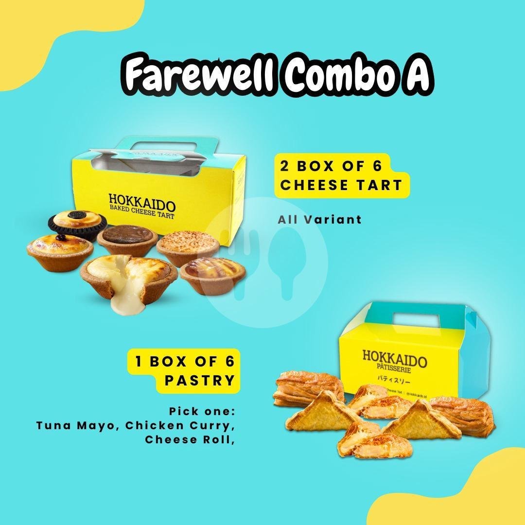 Farewell Combo B menu Hokkaido Baked Cheese Tart, Kota Kasablanka
