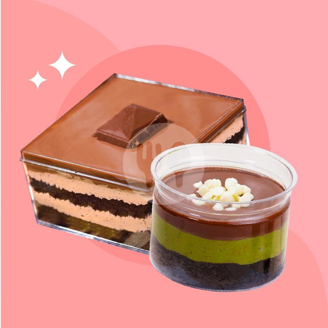 Choco Quin Dessert Box & Dubai Chocolate menu Bittersweet By Najla, Klampis