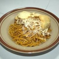 Mie Nyemek + Telur menu RM Bumen Jaya 1, Pejompongan