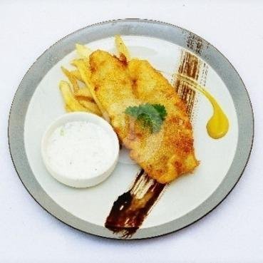 Salmon Steak menu Saffron Resto and Meatshop