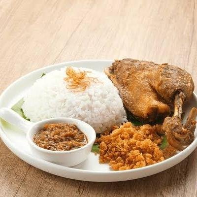 Nasi Ayam Goreng Kremes menu Bebek Ayam Goreng Doeloer Tawangmangu, Lowokwaru