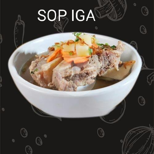 Iga Mercon menu Sop Buntut Gelora Pancasila, Wonokromo