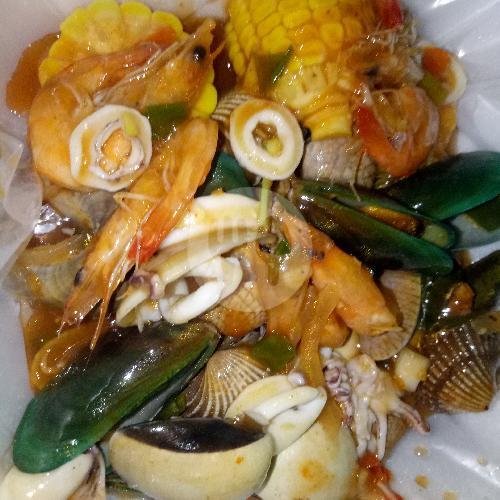 Paket Mix B (1/2Kg Aneka Kerang Mix Udang + Cumi) menu Kepiting Caruban, Wonoasri