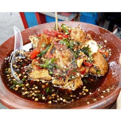 Seblak Zurik menu Lalapan Belut Cripy Cak Hadi, Gadang