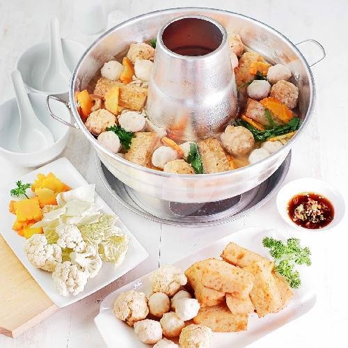 Sup Asparagus Kepiting menu Restoran Mahkota (Tiong San), Pajeksan