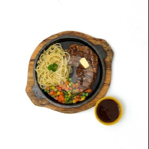 Spaghetti Beef Blackpapper menu Warung Steak Bang Jago