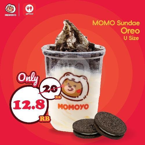 Momo Sundae - Oreo menu MOMOYO Ice Cream SAWOJAJAR, Ranugrati Sawojajar