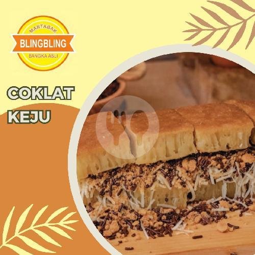 Keju Coklat Kacang Wijen menu Martabak Bling Bling, Bangka Asli