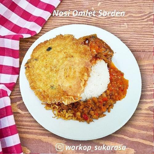 Mie Tek-tek Khas Warkop Sukarasa menu Warkop Nasi Suka Rasa, Dipatiukur