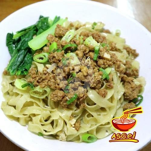 Bakmi Lebar Campur menu Bakmi Asoi, Puri Indah
