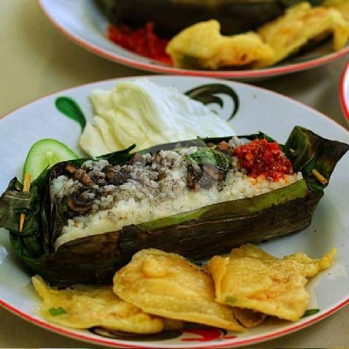 Nasi Bakar Isi Ayam Pete menu Nasi Bakar Mantoel, Tamansari Tasik