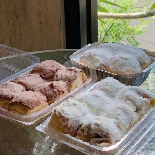 Milk Bun Thailand menu Qmeuli Donat Bomboloni, Perum Griya Mediteranean