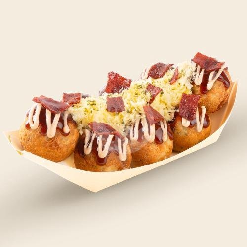 1 Partybox Takoyaki + 3 Japadog menu Gindaco, Kokas