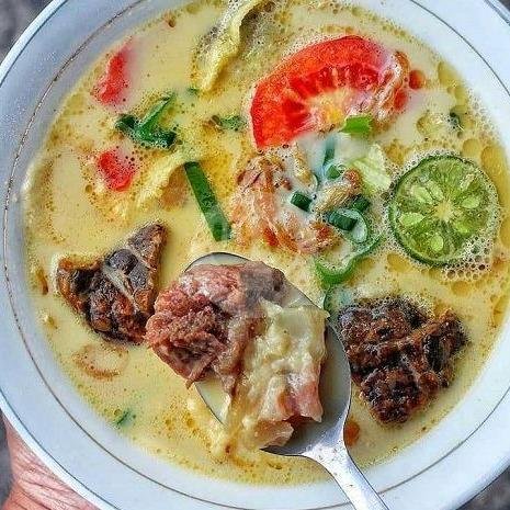 Soto Betawi Jerohan(Paru Babat Iso) menu Soto Betawi Dan Nasi Uduk Bang Daddo, Banjarsari