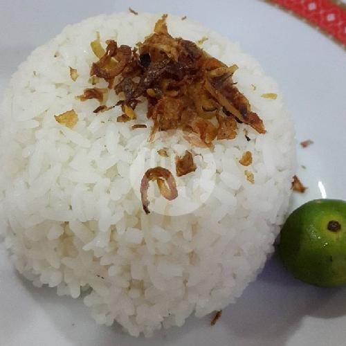 Nasi Putih menu Sate (ML) Maleber, Andir