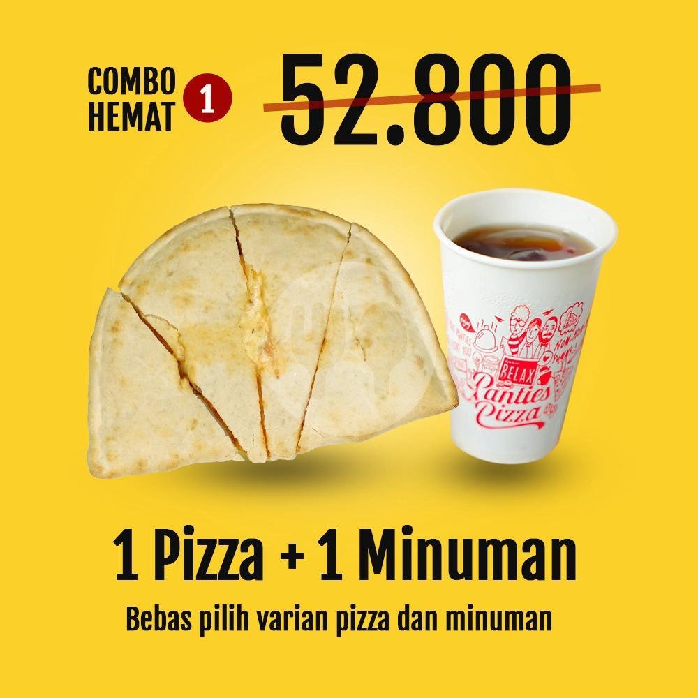 Combo Hemat 2 menu Panties Pizza, Taman Siswa