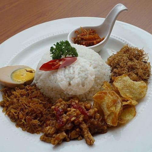 Nasi Pecel Empal Kremes menu Citra Sari Resto, Seteran