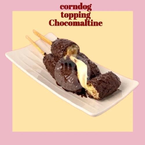Odeng Kuah Seafood menu Corndog Mozzarella (Warung Abent), Tebet