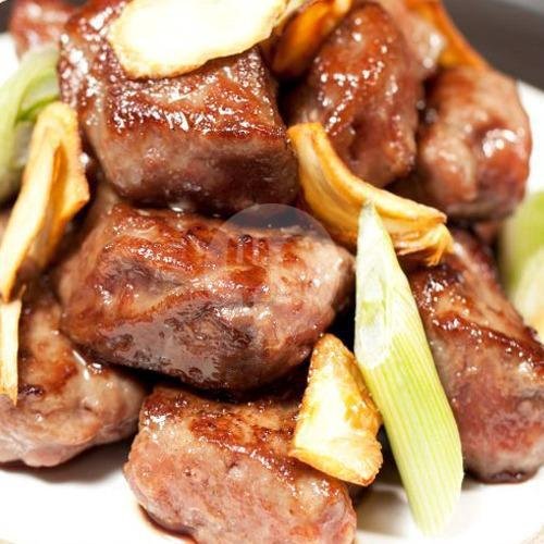 Stir Fried Beef Cubes With Japanese Bbq Sauce 