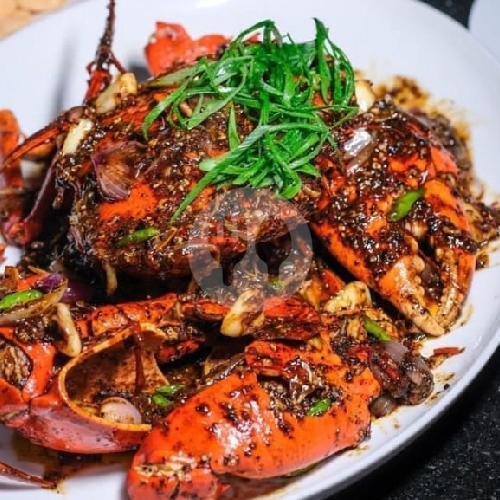 Kepiting Asam Manis 2 Ekor Free Kerang menu Nyonya Krabs Seafood, Ngadiluwih