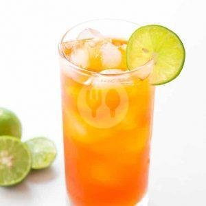 Air Mineral menu Sate Daging Sapi Pak Kopir