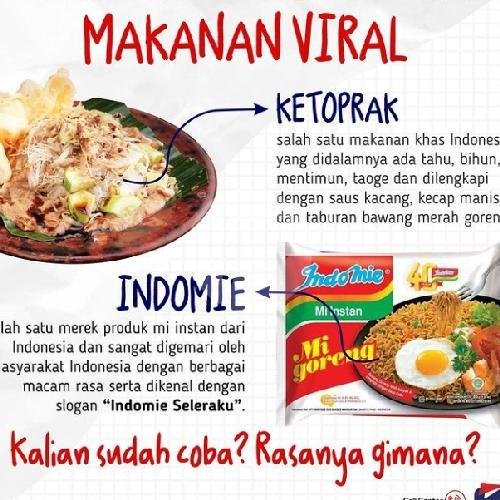 Ketoprak Indomie + Telor menu Ketoprak Sedap Malam, Sunyaragi