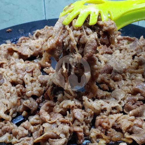 Nasi Beef Wagyu 100g. menu Warung Oma, Sultan Agung